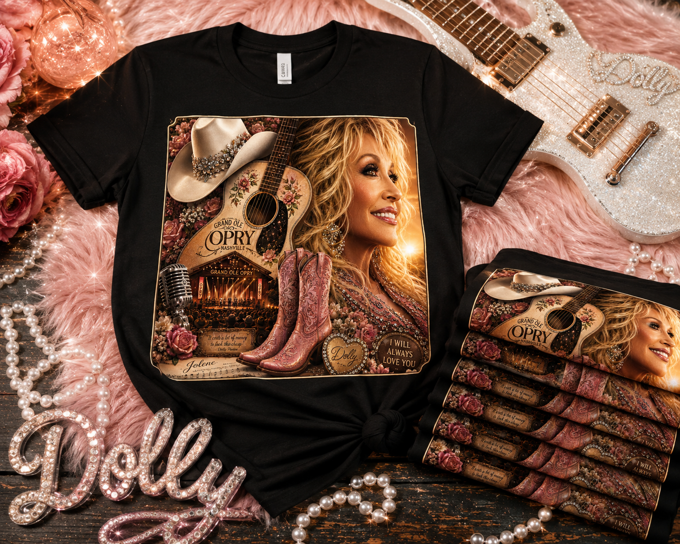 Grand Ole Opry Dolly ~ CHOOSE T~SHIRT, SWEATSHIRT, HOODIE LISTING