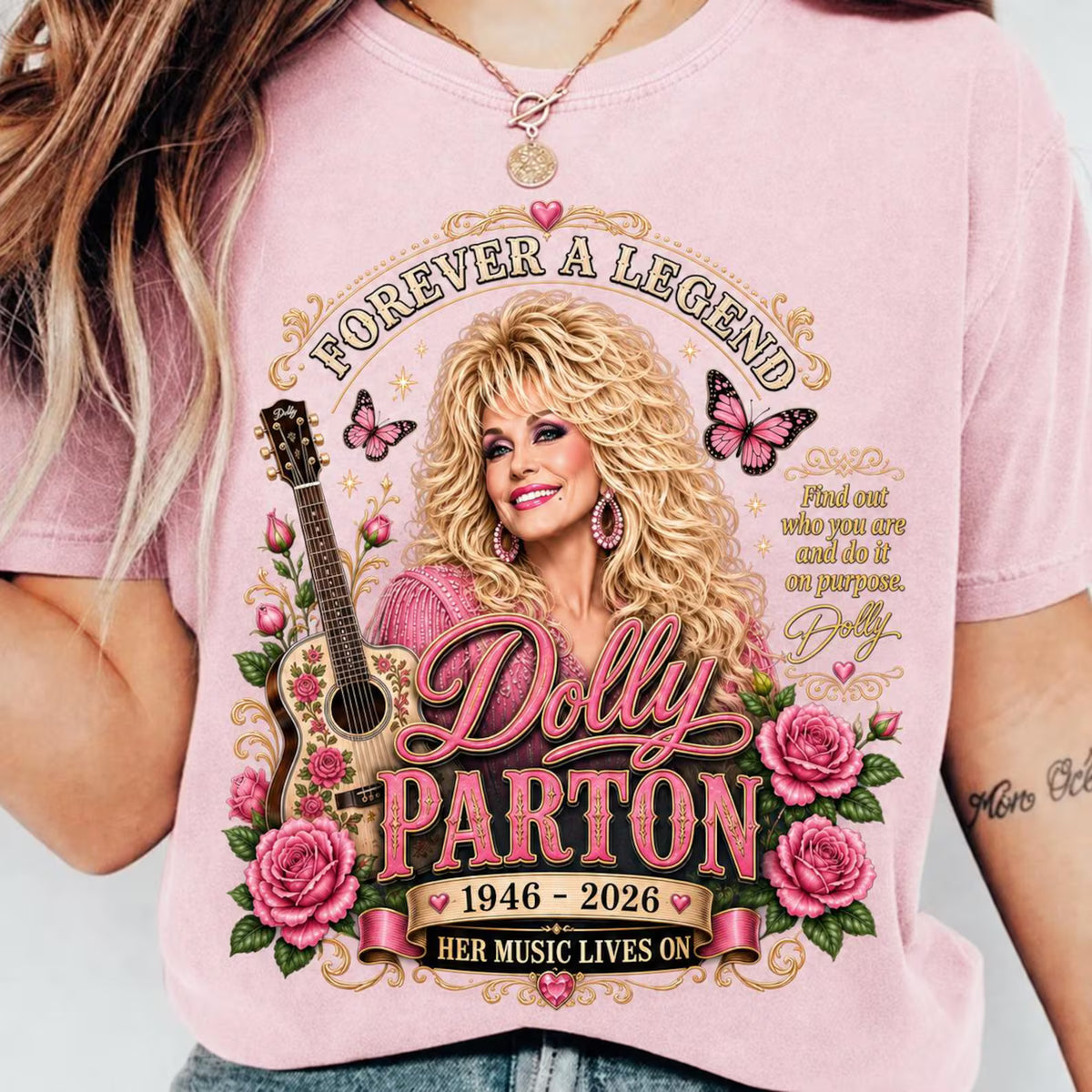 Forever a Legend Dolly ~ CHOOSE T SHIRT, SWEATSHIRT, HOODIE