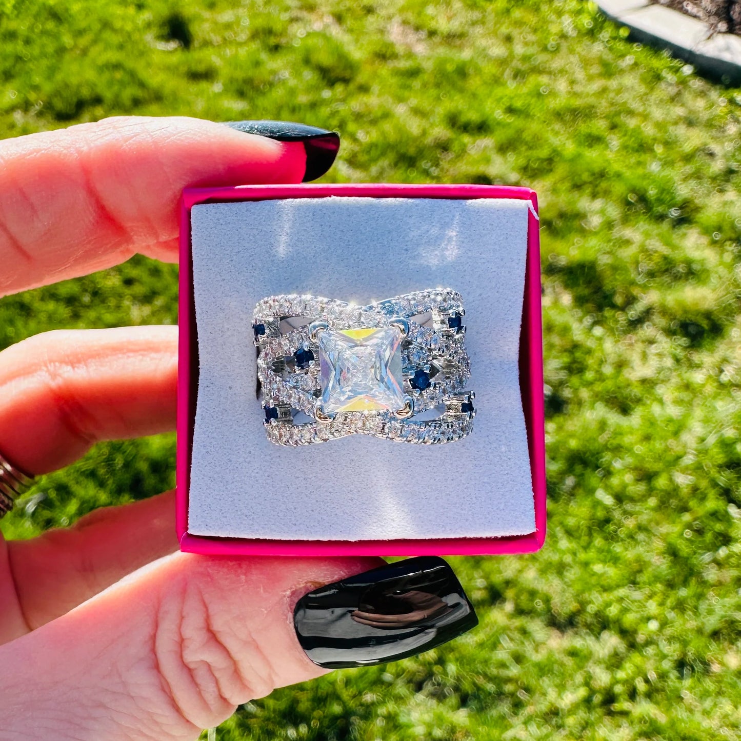 Elowen Sapphire Band Luxe Sapphire Band RIng