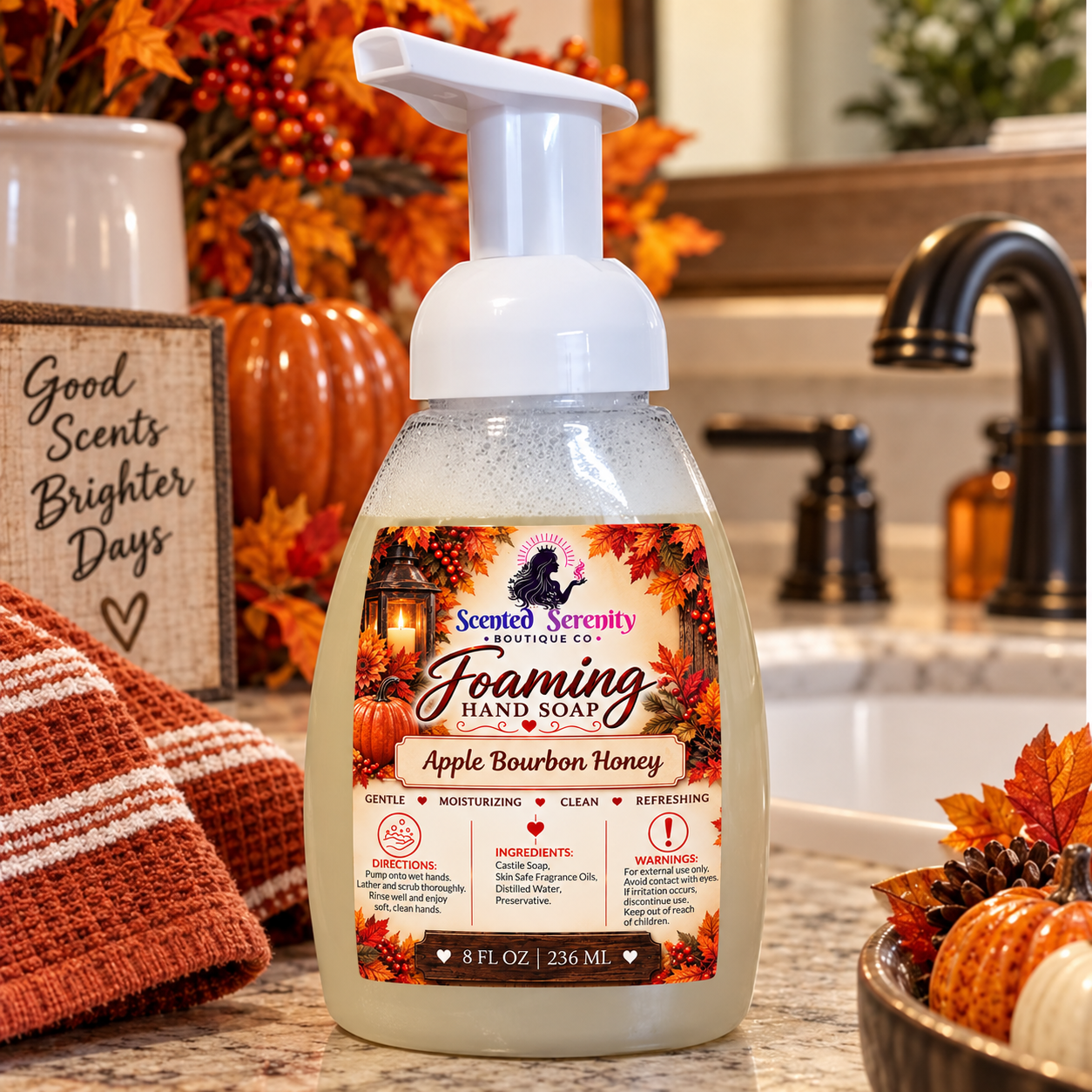 Autumn/ Fall Scented Foaming Hand Soap