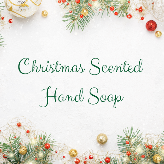 Christmas Scents~8 oz Handcrafted Natural Hand Soap | Moisturizing & Gentle