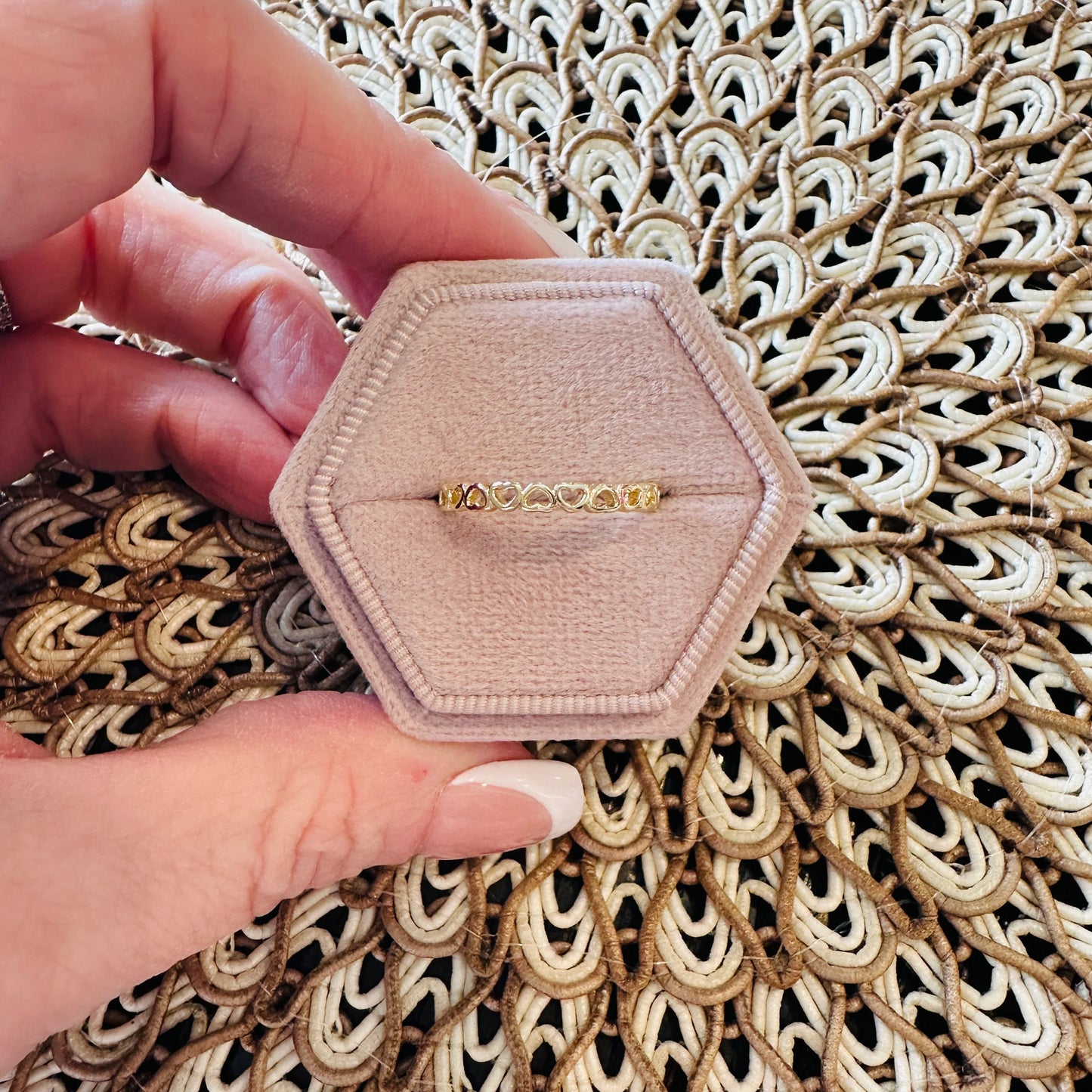 Heart Stacker Ring Gold or SIlver