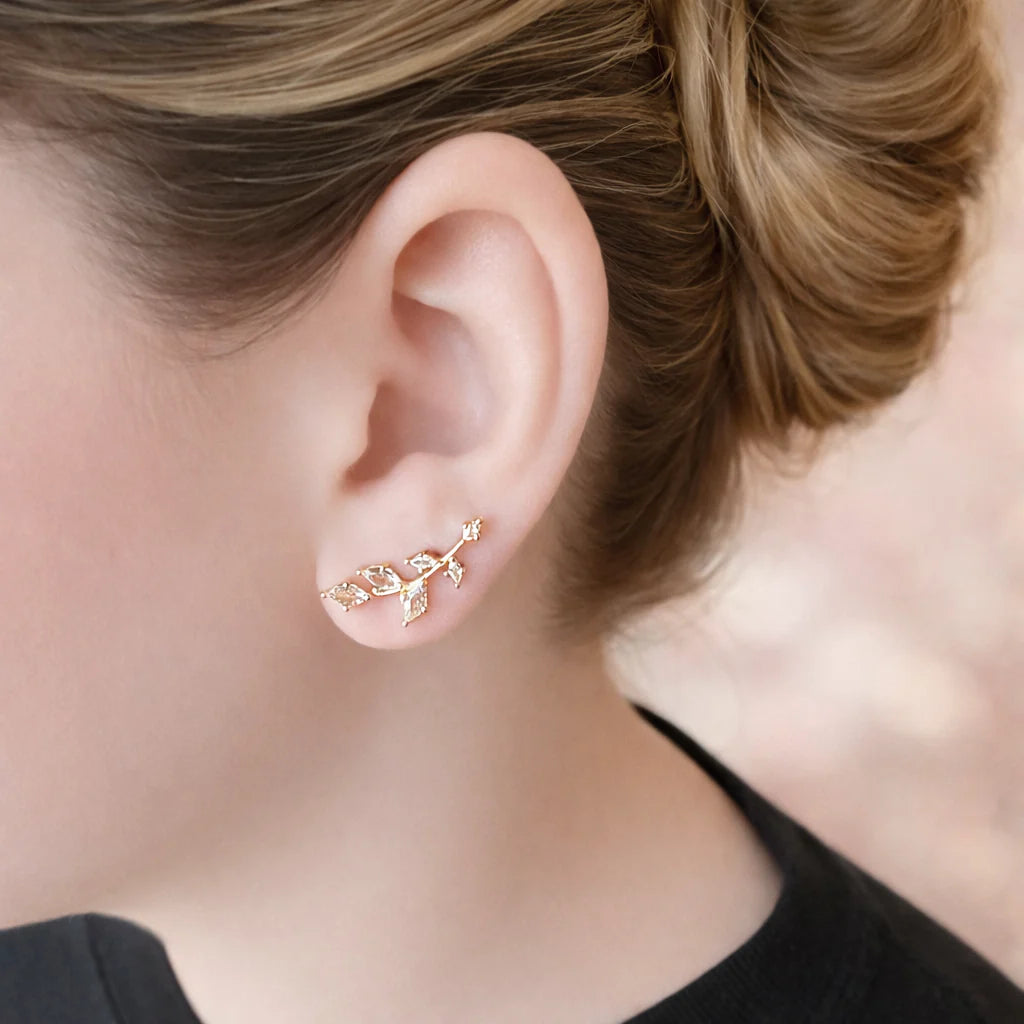 Ivy Earrings- Gold
