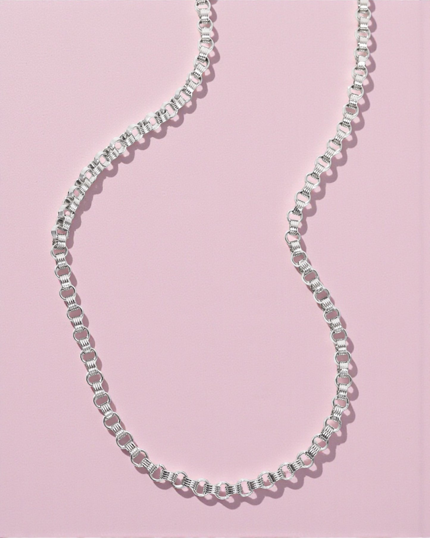 Linked Luxe Silver Chain Necklace