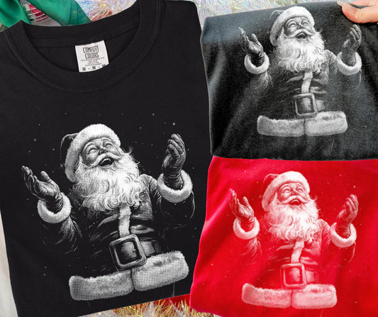 Santa Hands Up T~SHIRT