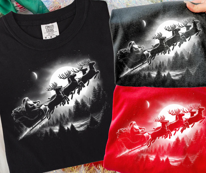 Santa in the Pines T~SHIRT