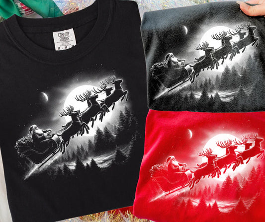 Santa in the Pines T~SHIRT