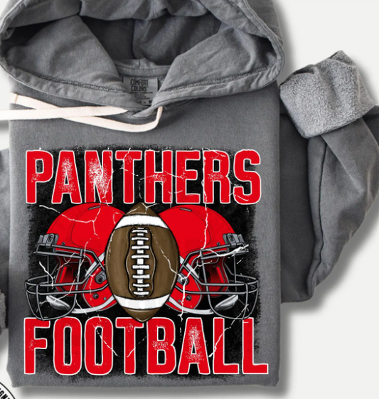 Panther Football Crew Neck Sweatshirt