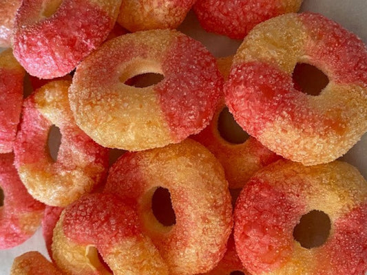 Peach Rings Freeze Dried – Sweet, Fruity, and Crispy Goodness!