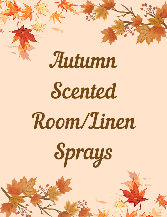 Room and Linen Spray ~ AUTUMN SCENTS ~ All Natural ~ Odor Neutralizer ~ Odor Eliminator ~ Buy 4 Get One FREE~ No code needed