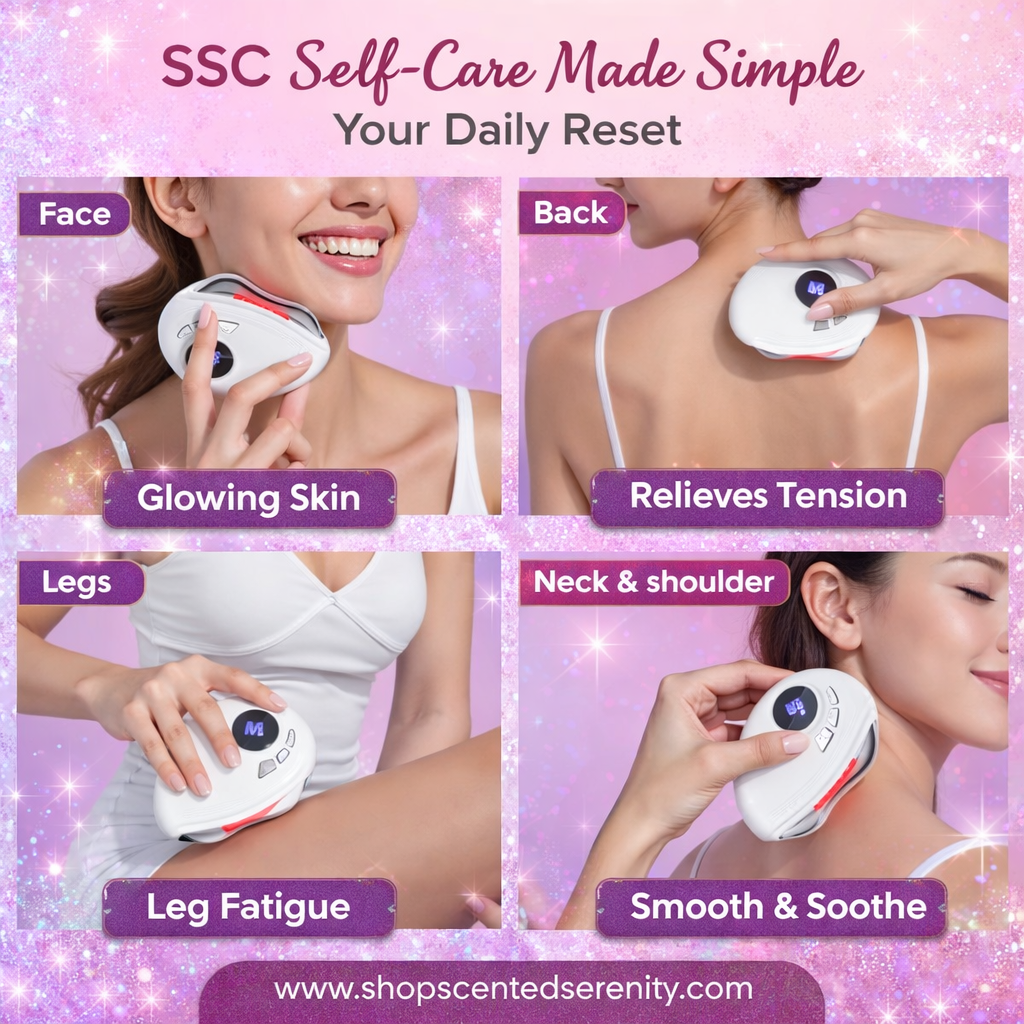 Electric Gua Sha Massager – 9 Levels Heat & Vibration | Face, Neck & Body Sculpting Tool