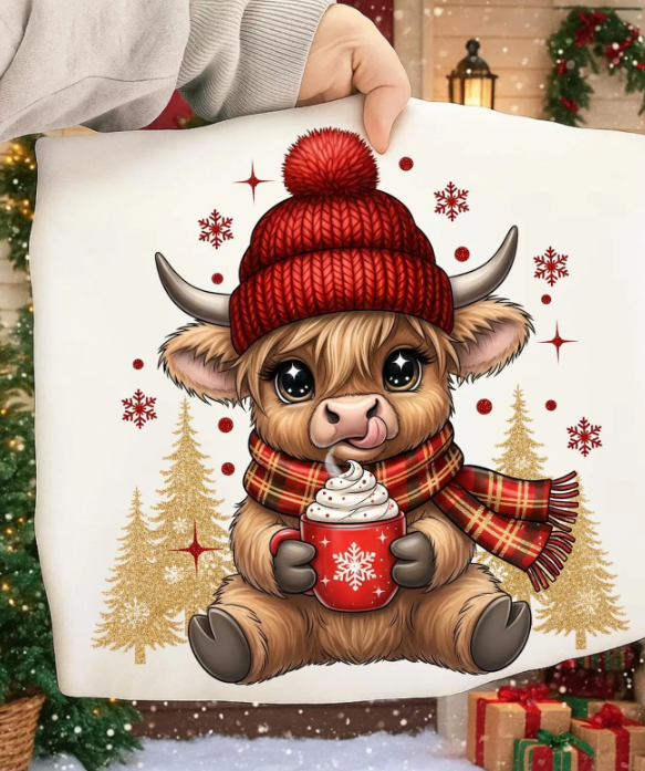 Shaggy Cow Christmas T~Shirt