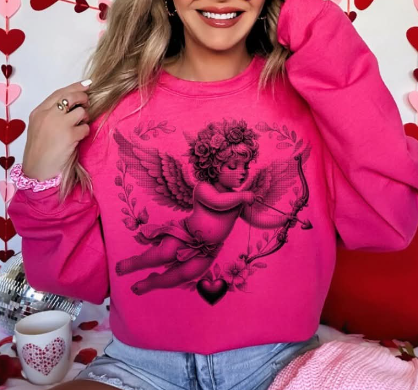 Cupid with Bow Sweatshirt