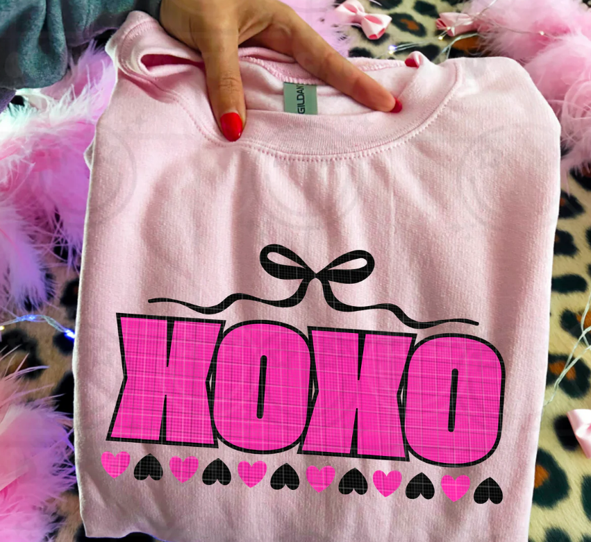 XOXO Bow Sweatshirt