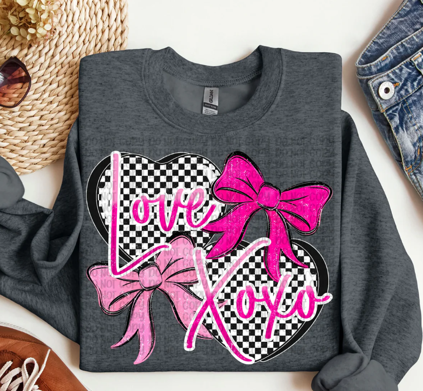 Love XOXO Valentine's Sweatshirt