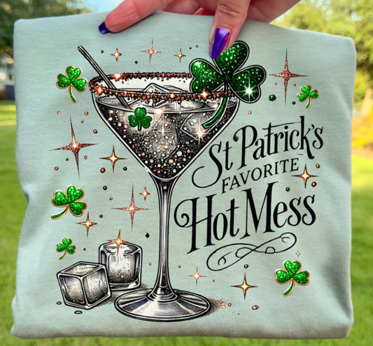 St Patrick's Hot Mess T SHIRT
