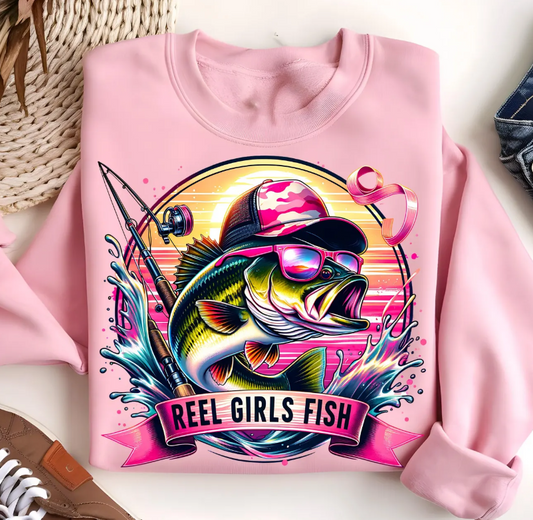 Reel Girls Fish T~SHIRT