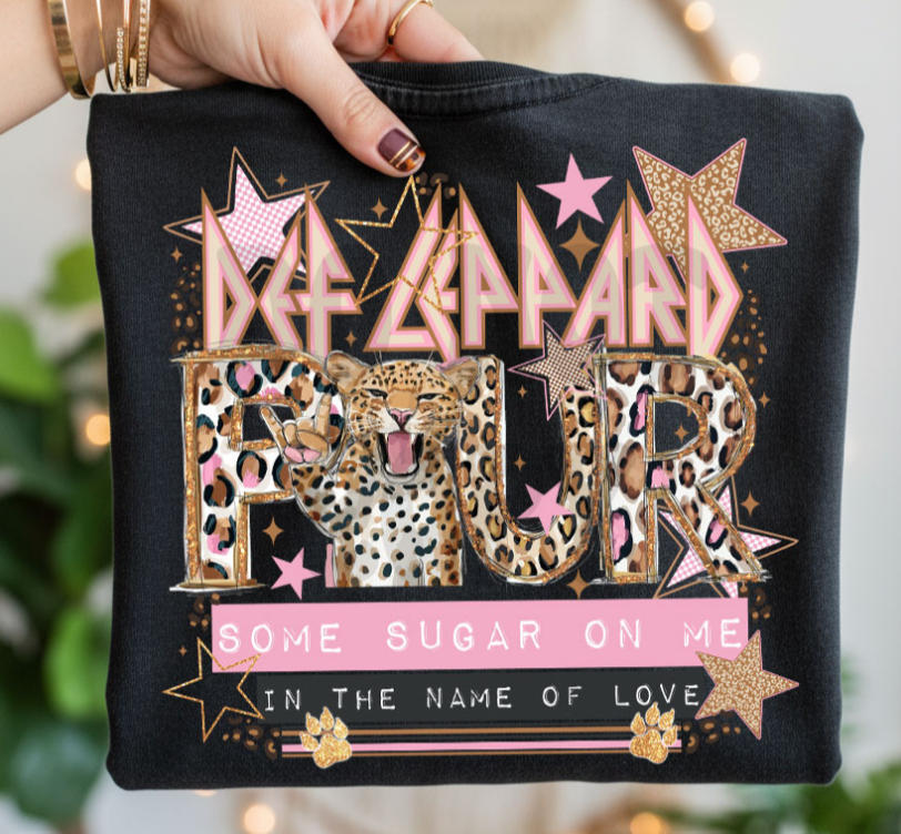 Def Leppard Cheetah T`SHIRT