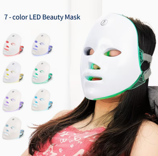 Home USB-Powered 7-Color LED Facial Beauty Mask
