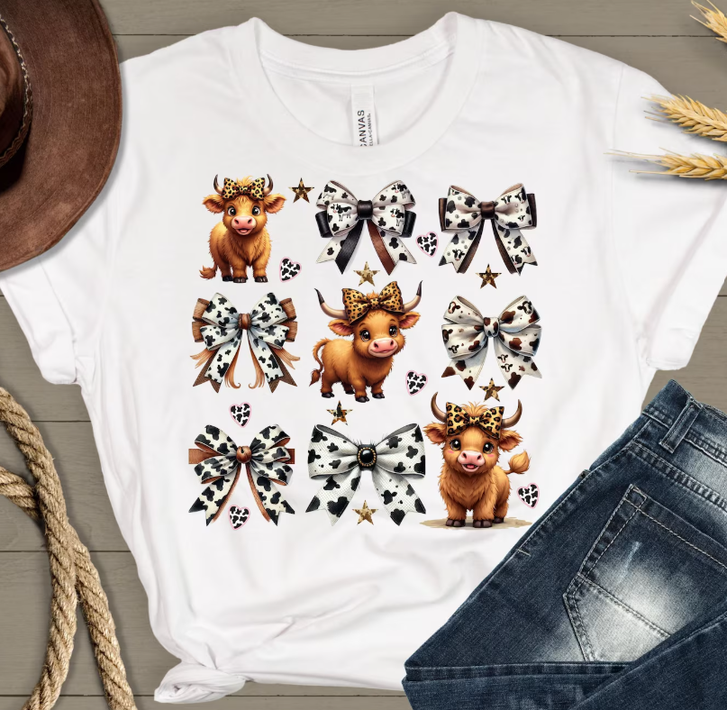 Cow Bows T~SHIRT, SWEATSHIRT, HOODIE LISTING