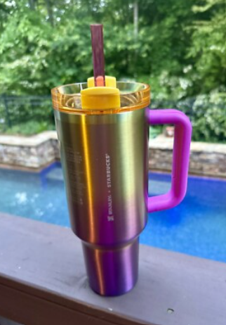 Stanley x Starbucks Summer Sunset 40 oz Tumbler~ Brand New in Box