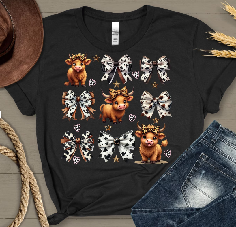 Cow Bows T~SHIRT, SWEATSHIRT, HOODIE LISTING