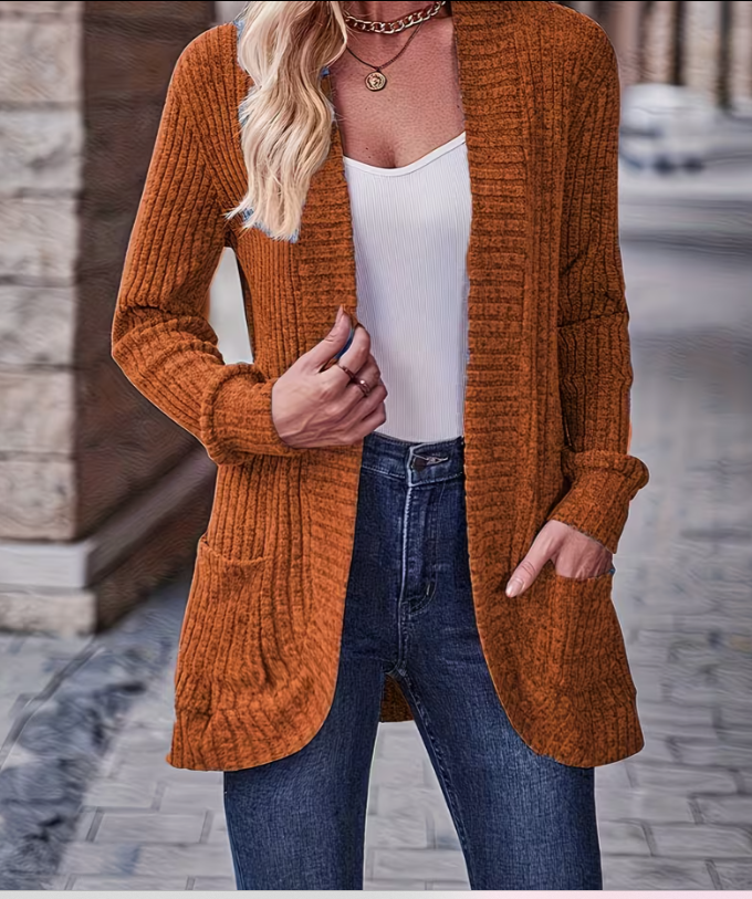 🤍 Cozy Chic Open-Front Cardigan