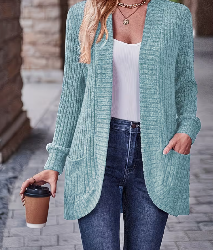 🤍 Cozy Chic Open-Front Cardigan