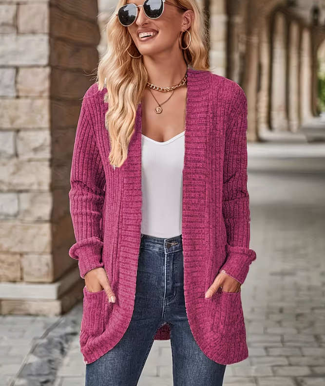 🤍 Cozy Chic Open-Front Cardigan
