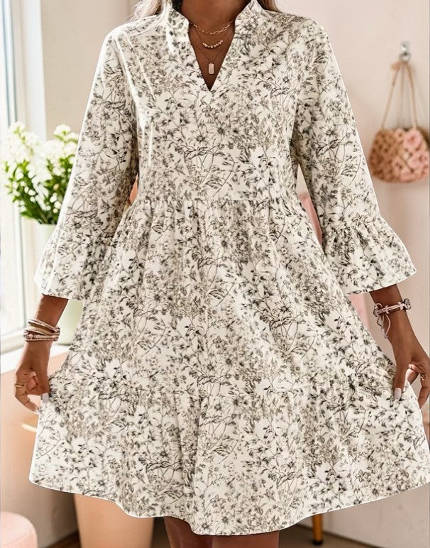 🌿 Floral Breeze Spring Dress