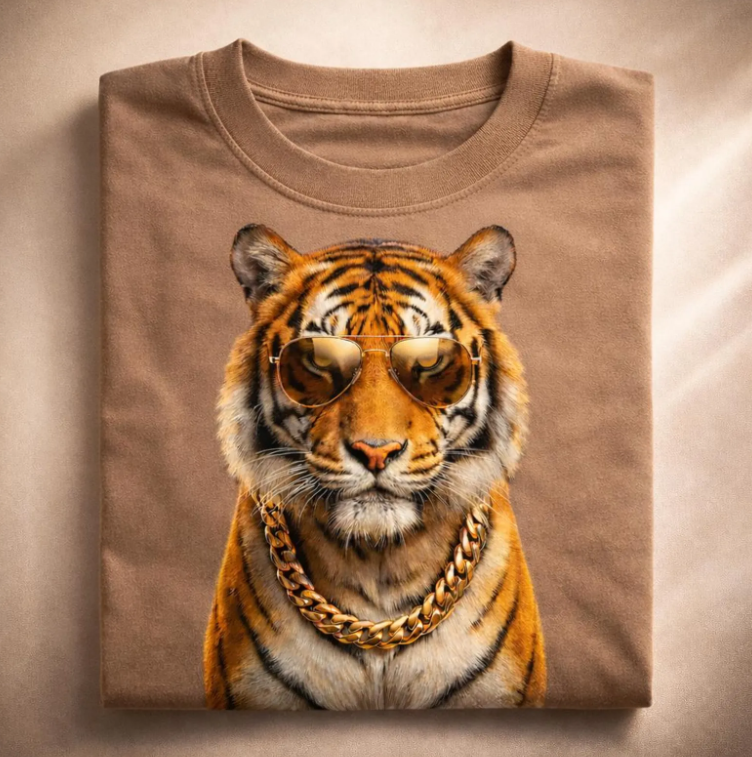 🐅 Boss Mode Tiger Graphic Tee ~ CHOOSE T~SHIRT, SWEATSHIRT, HOODIE LISTING