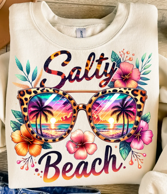 Salty Beach ~ CHOOSE T~SHIRT, SWEATSHIRT, HOODIE LISTING
