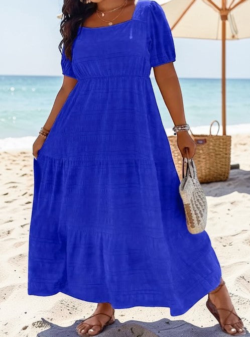 Coastal Grace Maxi Dress 🌊✨