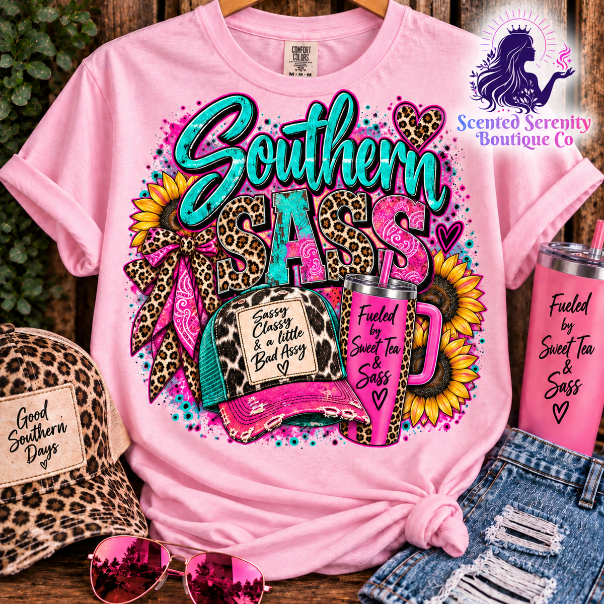 SSC signature design SOUTHERN SASS ~ CHOOSE T SHIRT, SWEATSHIRT, HOODIE