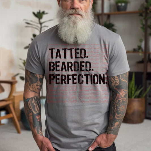 Tatted Bearded Perfection Men's T Shirt