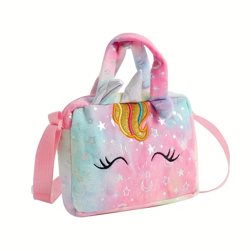 Unicorn Corduroy Shoulder Bag Crossbody