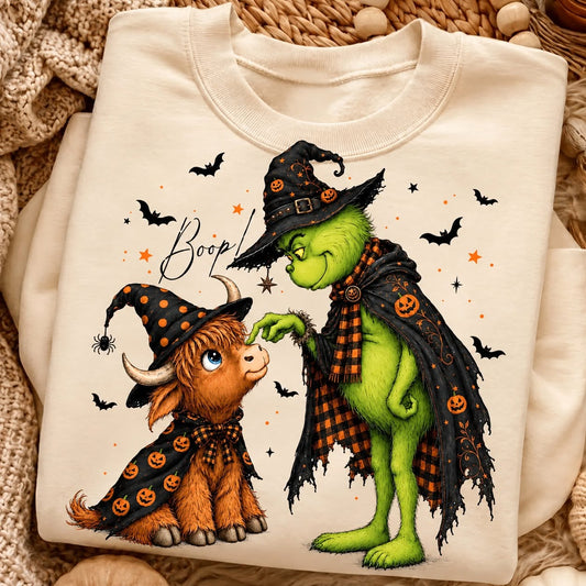 Boop Grinch ~CHOOSE T SHIRT, SWEATSHIRT, HOODIE