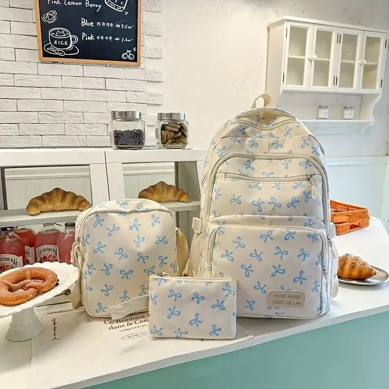 🎀 3-Piece Bow Bag & Backpack Set – Cute, Functional & Fashion-Ready!