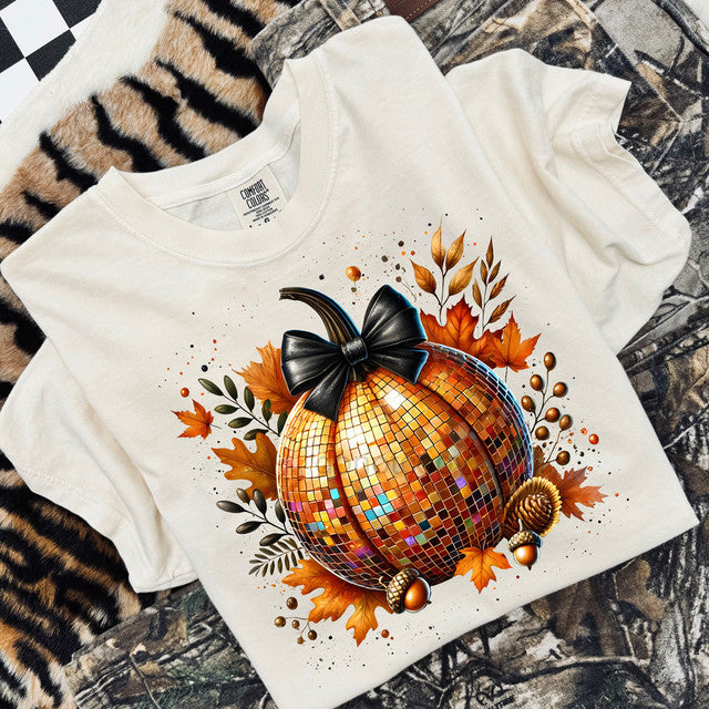 Disco Ball Pumpkin Fall Sweatshirt