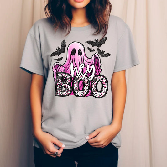 Hey Boo Ghost T Shirt