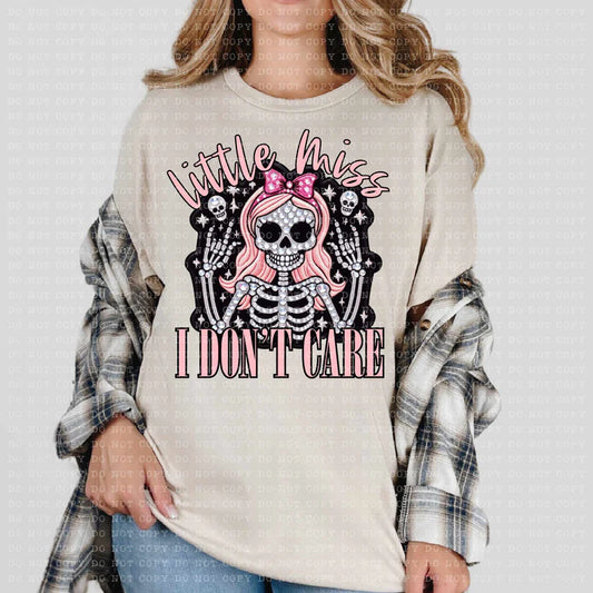 Little Miss I Don't Care T shirt