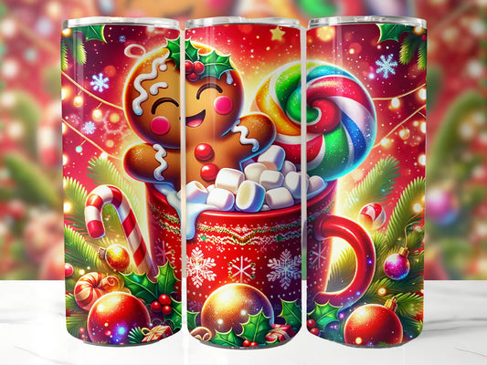 Rainbow Gingerbread Tumbler