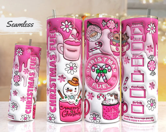 Christmas Fuel 20 oz Stainless Steel Tumbler