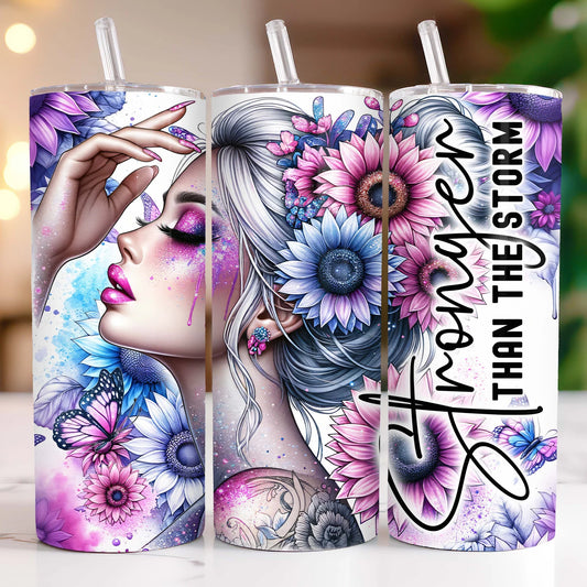 Stronger Than The Storm 20 oz Stainless Steel Tumbler
