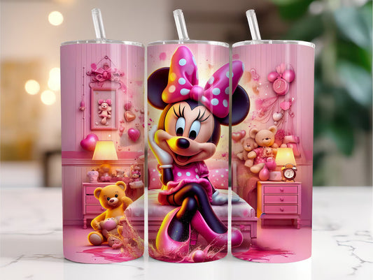 Minnie Mouse 20 oz Stainless Steel Tumbler