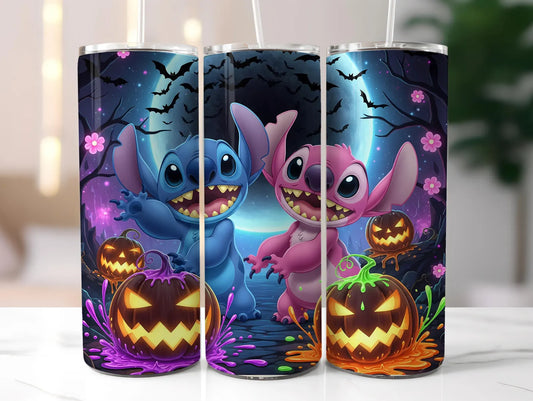Stitch Halloween 20 oz Stainless Steel Tumbler