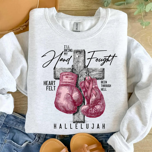 Hard Fought Boxing Glove Crew Neck Sweatshirt