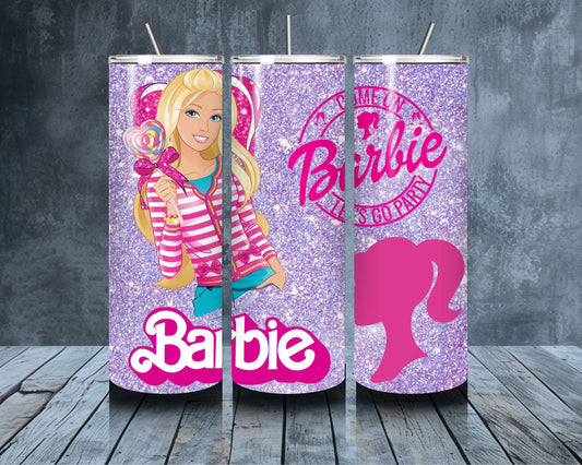Bar bie Pink 20 oz Stainless Steel Tumbler