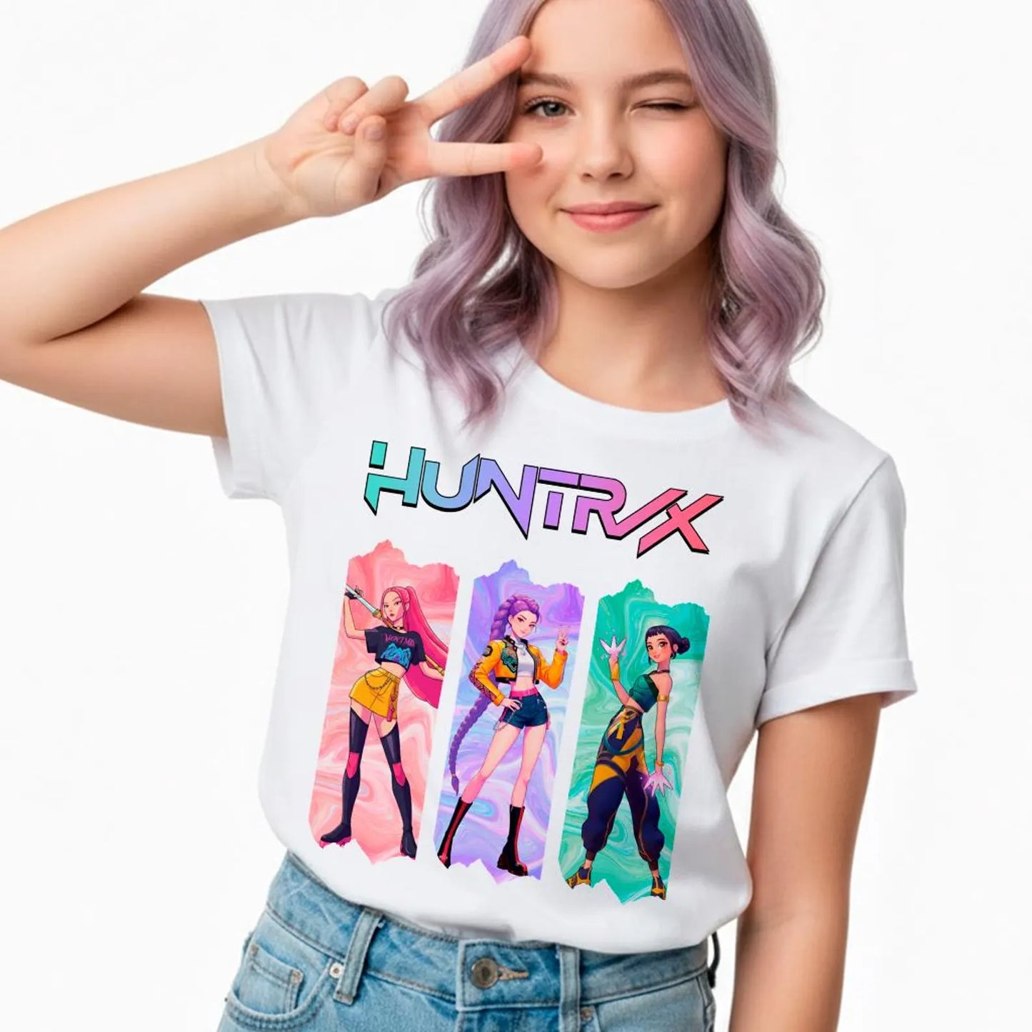 Huntric Demon Hunters Kids T-Shirt