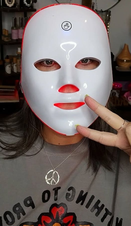 Home USB-Powered 7-Color LED Facial Beauty Mask